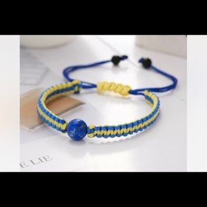 Ukrainian Flag Color Bracelet 🇺🇦 We Support Ukraine 🇺🇦